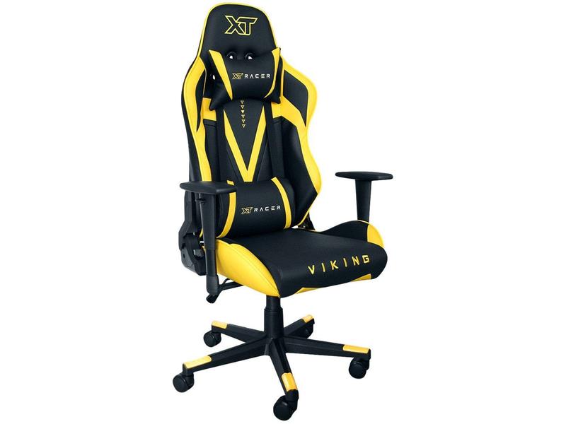 Cadeira Gamer XT Racer Reclinável Giratória - Preta Viking Series